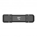 Silicon Power DS72 unidad flash USB 1 TB USB Type-A / USB Type-C 3.2 Gen 2 (3.1 Gen 2) Negro