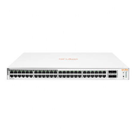 Aruba Instant On 1830 48G 24p Class4 PoE 4SFP 370W Gestionado L2 Gigabit Ethernet (10/100/1000) Energía sobre Ethernet (PoE) 1U