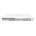 Aruba Instant On 1830 48G 24p Class4 PoE 4SFP 370W Gestionado L2 Gigabit Ethernet (10/100/1000) Energía sobre Ethernet (PoE) 1U