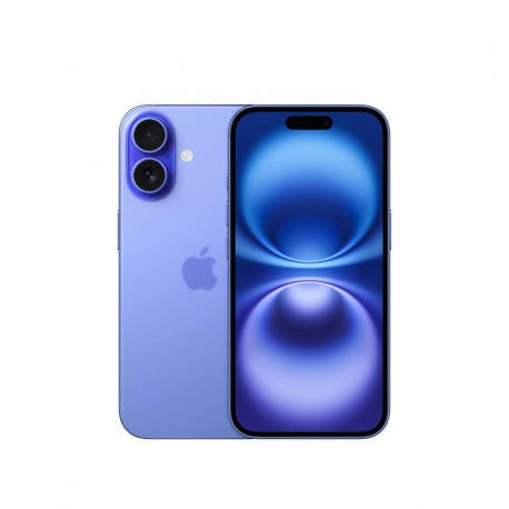 APPLE - Apple iPhone 16 15,5 cm (6.1'') SIM doble iOS 18 5G USB Tipo C 128 GB Azul - myec3qn/a