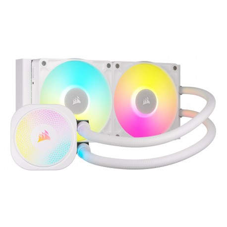 Corsair iCUE LINK TITAN RX RGB Procesador Sistema de refrigeración líquida todo en uno 12 cm Blanco 1 pieza(s)