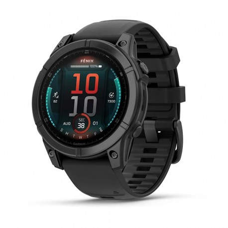 Garmin Fenix E 3,3 cm (1.3'') AMOLED 47 mm Digital 454 x 454 Pixeles Pantalla táctil Negro Wifi GPS (satélite)