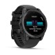 Garmin Fenix E 3,3 cm (1.3'') AMOLED 47 mm Digital 454 x 454 Pixeles Pantalla táctil Negro Wifi GPS (satélite)