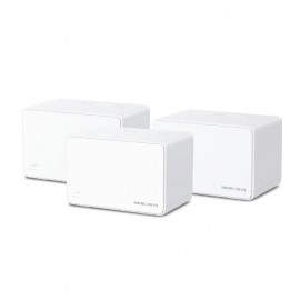 MERCUSYS - Mercusys Halo H80X(3-pack) Doble banda (2,4 GHz / 5 GHz) Wi-Fi 6 (802.11ax) Blanco Interno - halo h80x(3-pack)