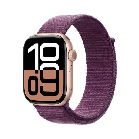 APPLE - Apple Watch Series 10 OLED 46 mm Digital 416 x 496 Pixeles Pantalla táctil Oro rosa Wifi GPS (satélite) - mwwv3ql/a
