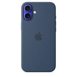 Apple Funda de silicona con MagSafe para el iPhone 16 Plus - Azul denim