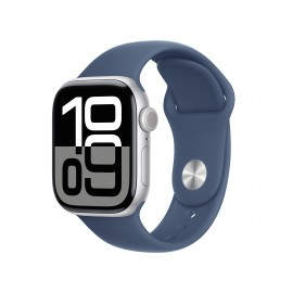 APPLE - Apple Watch Series 10 OLED 42 mm Digital 374 x 446 Pixeles Pantalla táctil 4G Plata Wifi GPS (satélite) - mwx43ql/a