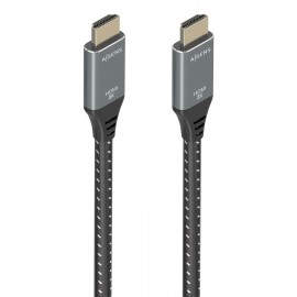 AISENS Cable HDMI V2.1 ultra alta velocidad / HEC 8K@60Hz 48Gbps, A/M-A/M, Gris/Negro, 7.0m