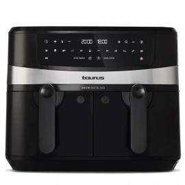 Taurus Air Fry Digital Duo Doble 9 L 2200 W Freidora de aire caliente Negro