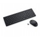 DELL KM555 teclado Ratón incluido Universal RF Wireless + Bluetooth QWERTY Español Negro