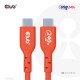 CLUB3D CAC-1573 cable USB USB4 Gen 2x2 2 m USB C Rojo