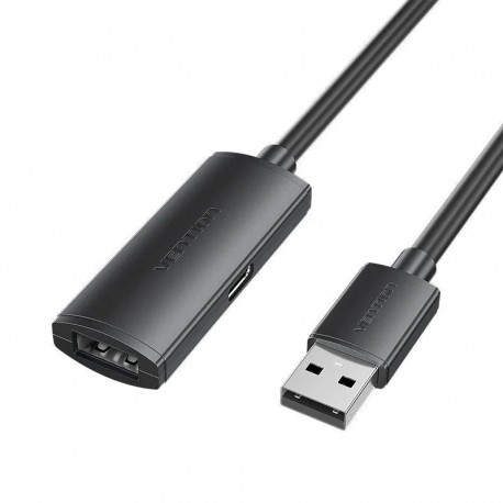 CABLE ALARGADOR USB 2.0 M/H 10 M NEGRO VENTION