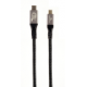 CABLE GEMBIRD USB 3.2 GEN. 2X2 TIPO C DE PRIMERA CALIDAD, 20 GBPS, 100 W, 1,5 M