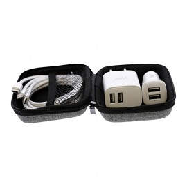 WAY-TRAVEL KIT- Cargador universal para casa con 2 tomas USB , CARGADOR