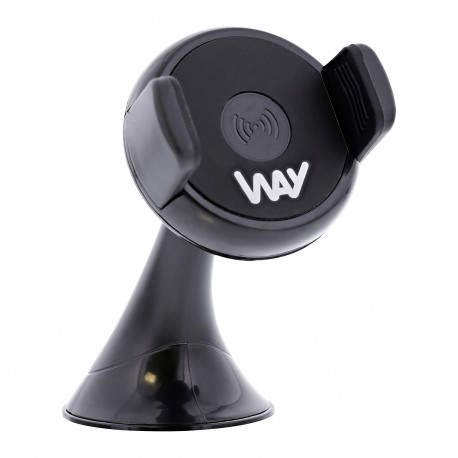 WAY- Soporte de coche con carga inalambrica de 10w