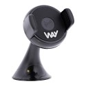 WAY- Soporte de coche con carga inalambrica de 10w
