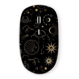 EXCLUSIV' ASTRO - Wireless mouse 800 / 1200 / 1600 dpiUnique design - Compact and comfortable: rubber-