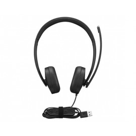 Lenovo 4XD1P83425 auricular y casco Auriculares Alámbrico Diadema Llamadas/Música USB tipo A Negro