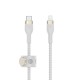 Belkin CAA011BT3MWH cable USB 3 m USB C USB C/Lightning Blanco