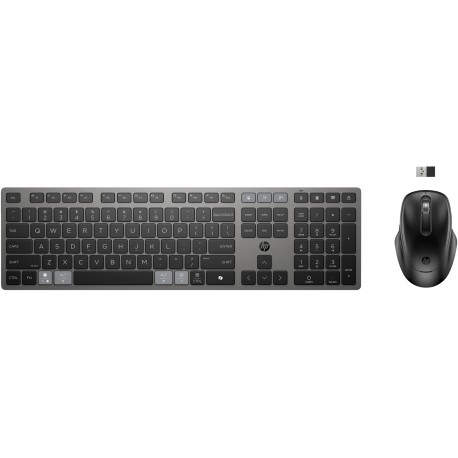 Combinación de teclado y ratón inalámbricos recargables multidispositivo 725