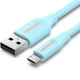 CABLE USB 2.0 A MICRO USB 2 M AZUL VENTION