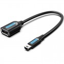 CABLE USB 2.0 MINI USB/M A USB-A/H 0.15 M NEGRO VENTION