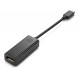HP USB-C-zu-DP-Adapter Adaptador gráfico USB Negro