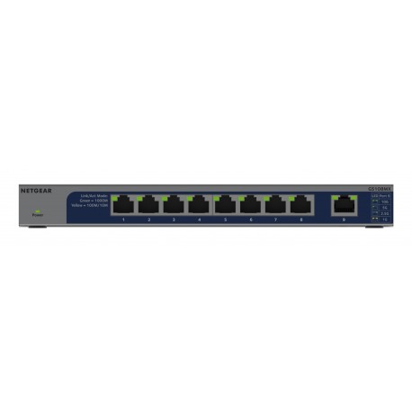 GS108MX-100EUS switch No administrado L2 Gigabit Ethernet (10/100/1000) Montaje en pared/escritorio