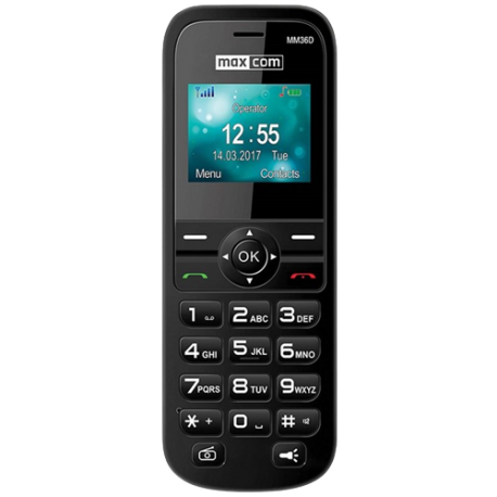 MAXCOM - MAXCOM TELEFONO FIJO DEC MM35D SE 1,77 2G BLACK