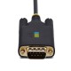 StarTech.com Cable Adaptador USB a Serie DB9 RS232 FTDI de 2m - Retención COM