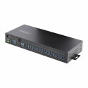 StarTech.com Hub Ladrón Industrial de Metal USB 3.0 5Gbps de 16 Puertos