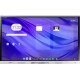 MX pizarra blanca interactiva 165,1 cm (65) 3840 x 2160 Pixeles Pantalla táctil Plata USB / Bluetooth