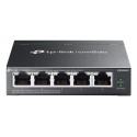 TP-Link Omada ES205G Gestionado Gigabit Ethernet (10/100/1000) Energía sobre Ethernet (PoE) Negro
