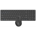 Rapoo 9700M teclado Ratón incluido Bluetooth QWERTY Negro