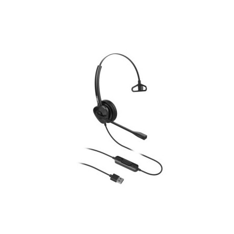 Fanvil HT301-U auricular y casco Auriculares Alámbrico Diadema Oficina/Centro de llamadas USB tipo A Negro