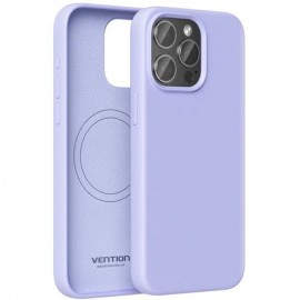 FUNDA SILICONA MAGSAFE IPHONE 15 PRO MORADA VENTION