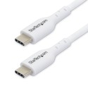 Cable de Carga USB-C Blanco de 1m - Cable UCB Tipo C de Carga para Ordenador Portátil
