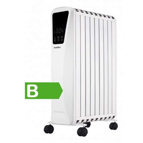 FENIX 2-2000, Radiador de fluido, efecto chimenea, 2000W, 9 elementos