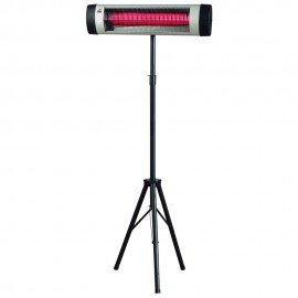 FM Calefacción EP-3000 calefactor eléctrico Calentador infrarrojo Negro, Plata 2000 W