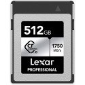 Lexar LCXEXSL512G-RNENG memoria flash 512 GB CFexpress tipo B