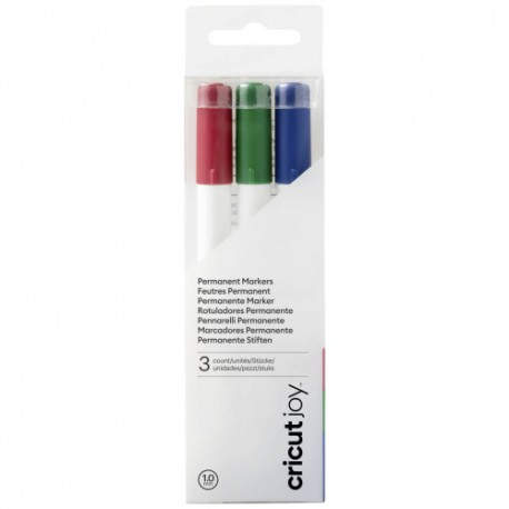 CRICUT - CRICUT JOY PERMANENT MARKERS 3-PACK 1.0 (BLUE, RED, GREEN) - 2008805