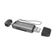 NATEC - LECTOR DE TARJETAS NATEC SCARAB 3 USB 3.1 GEN 1 USB-A + USB-C SD/MICRO SD - NCZ-2262