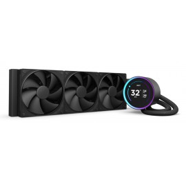 NZXT Kraken Elite 360 Procesador Sistema de refrigeración líquida todo en uno 12 cm Negro 1 pieza(s) - rl-kn36e-b2