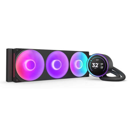 NZXT Kraken Elite 360 RGB Procesador Sistema de refrigeración líquida todo en uno 12 cm Negro 1 pieza(s) - rl-kr36e-b2