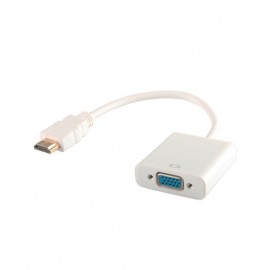 ADAPTADOR SAVIO CL-27/B HDMI (M) A VGA (H) BLANCO