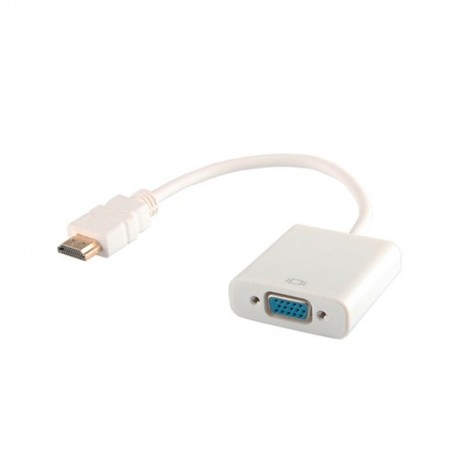 ADAPTADOR SAVIO CL-27/B HDMI (M) A VGA (H) BLANCO