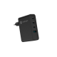 CARGADOR NATEC RIBERA GAN 100W 3XUSB-C + 1XUSB-A PD3.0 QC3.0 NEGRO