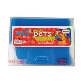PACK 6UN PLANTILLAS MASCOTAS HENBEA 865 23.5X17CM