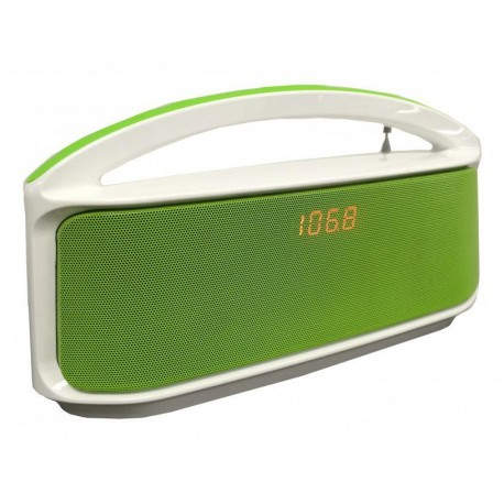PD-40 BT altavoz portátil o de fiesta Altavoz portátil estéreo Verde, Blanco 10 W