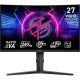 MSI MONITOR MPG 275CQRXF. 27 RAPID VA CURVO 1500R. 2560X1440 . 240HZ. NEGRO